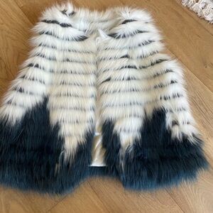 Faux fur vest